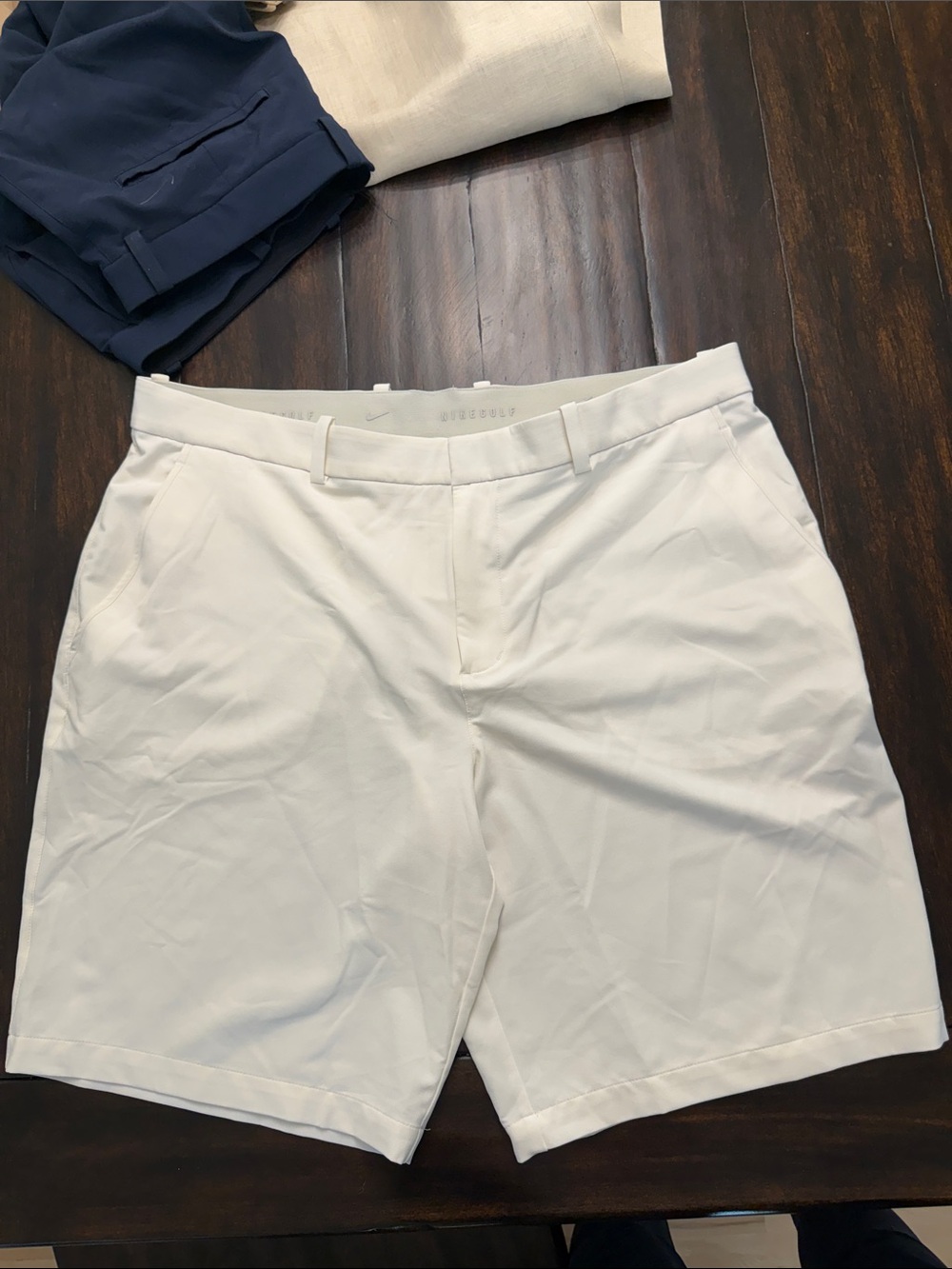 Nike Men's White Golf Performance Shorts